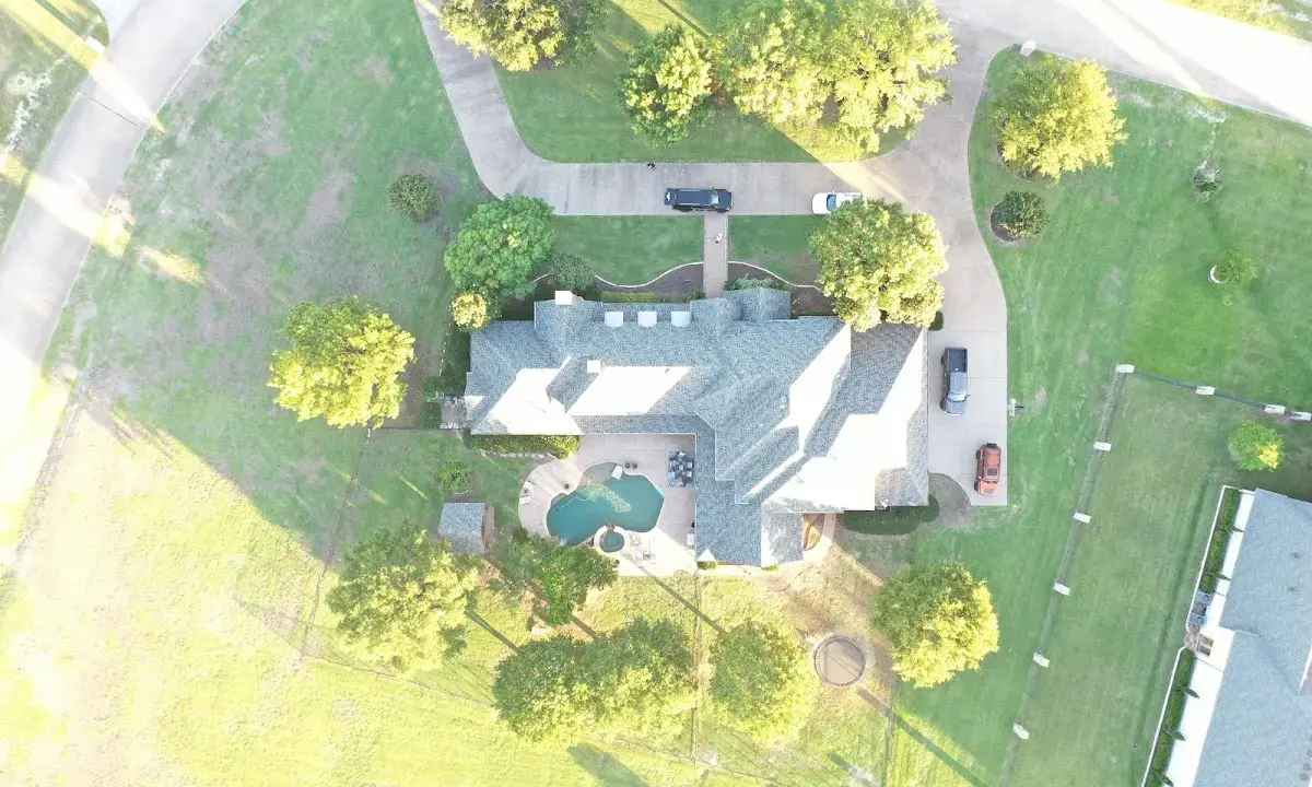 New shingle roof installation on a home in Heber Springs